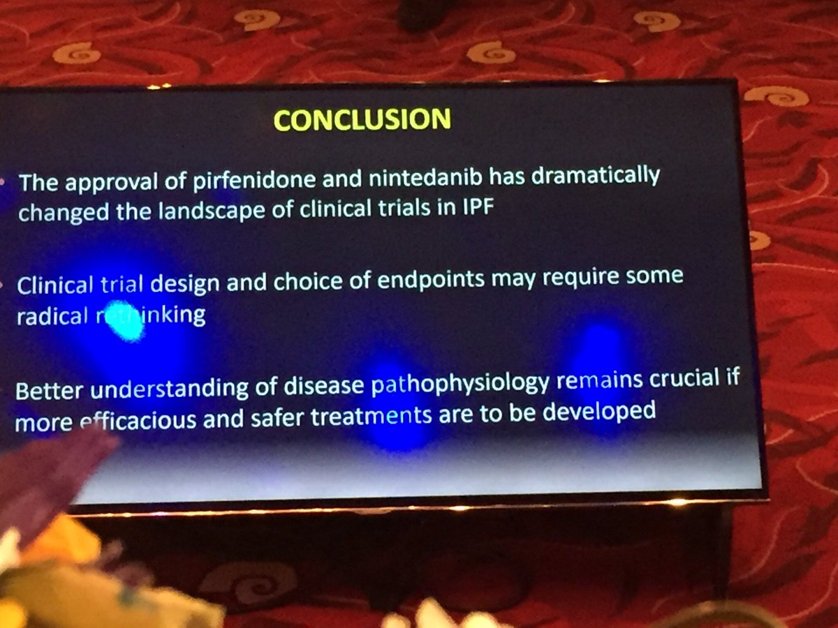IPFdoc's tweet photo. #WASOG2018 Paolo nails it in 3 bullet points!
1) IPF therapy has changed things!
2) so we need to think differently
3) understanding mechanism is key! https://t.co/yI4zx9j2G7
