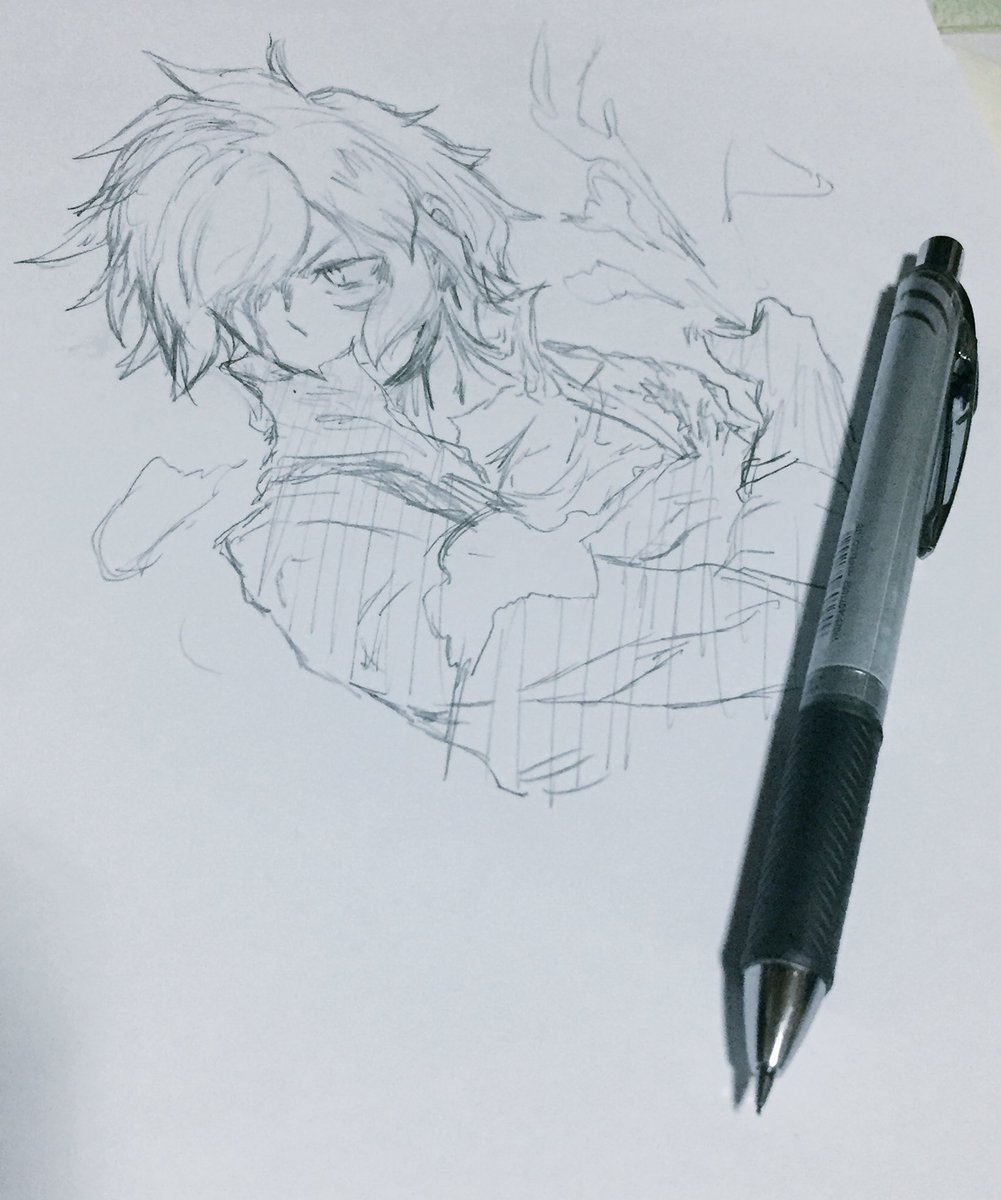 ダンまちのベル・クラネル。
だいぶん前に描いた模写イラストです。 