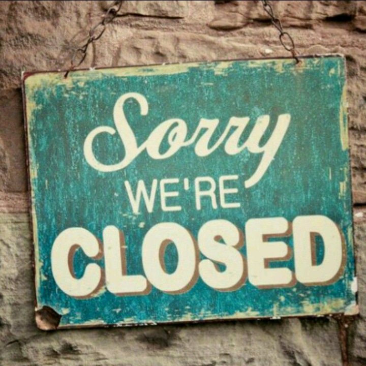 We will be closed today for graduations and catering.  We apologize for any inconvenience and hope to see you Sunday from 7am-3pm!