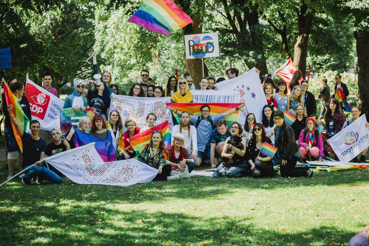 #BalticPride with @TJA_lt, @RainbowRose_PES, VUSA 'Be etikečių', VU LGBT group, LLJ, LSDP etc.