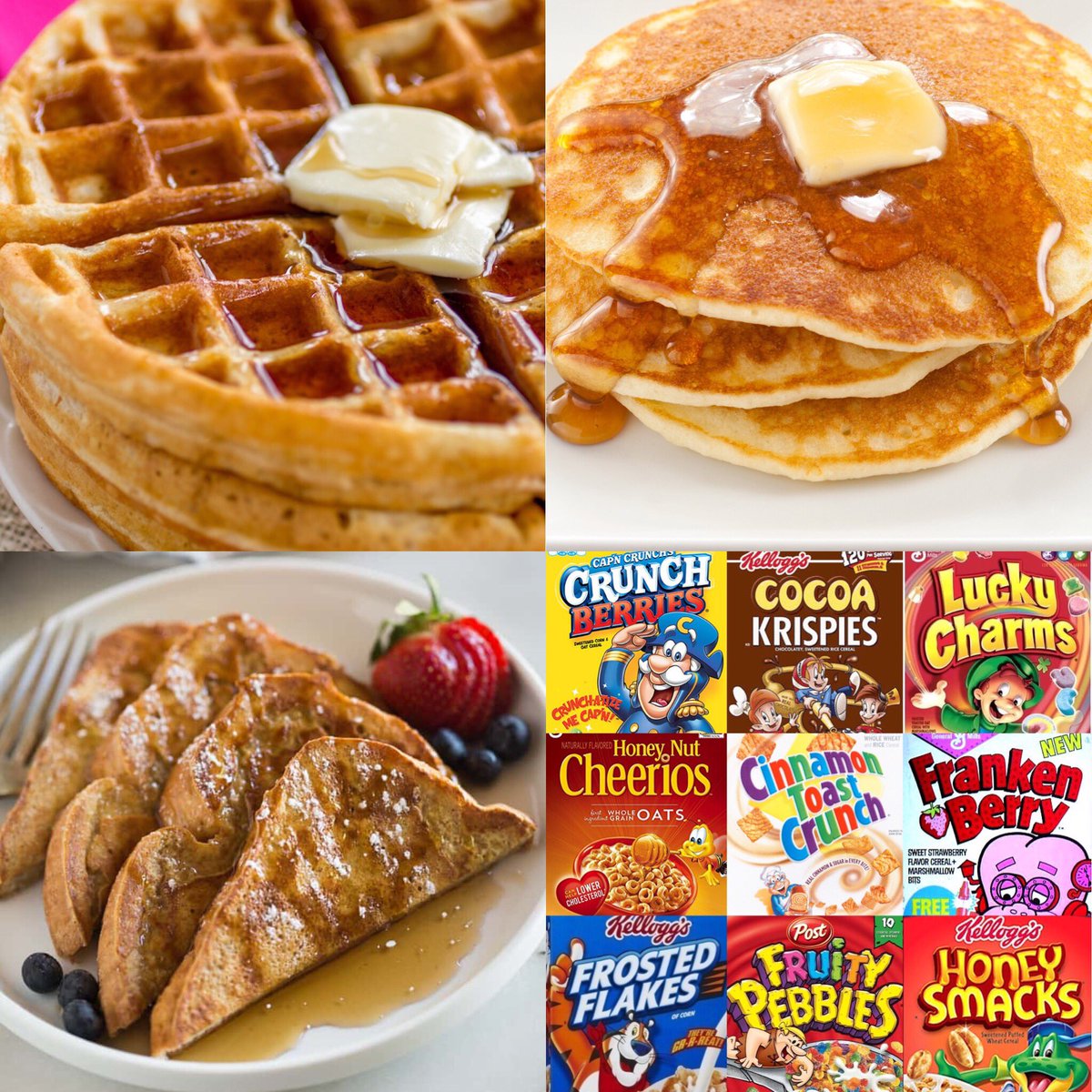Hard Choices Waffles Pancakes French Toast Cereal 1gottago