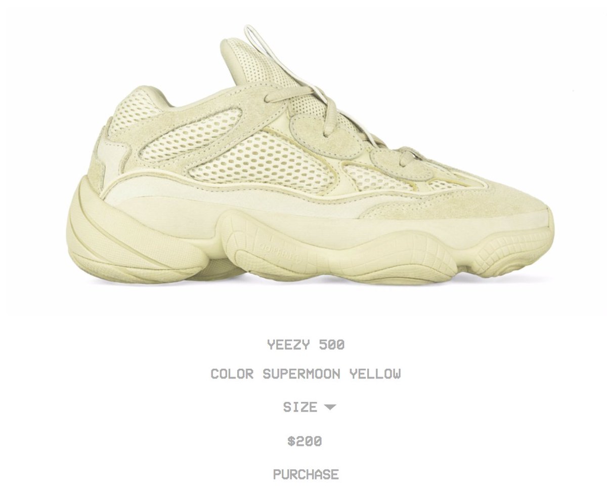 yeezy supply sizes