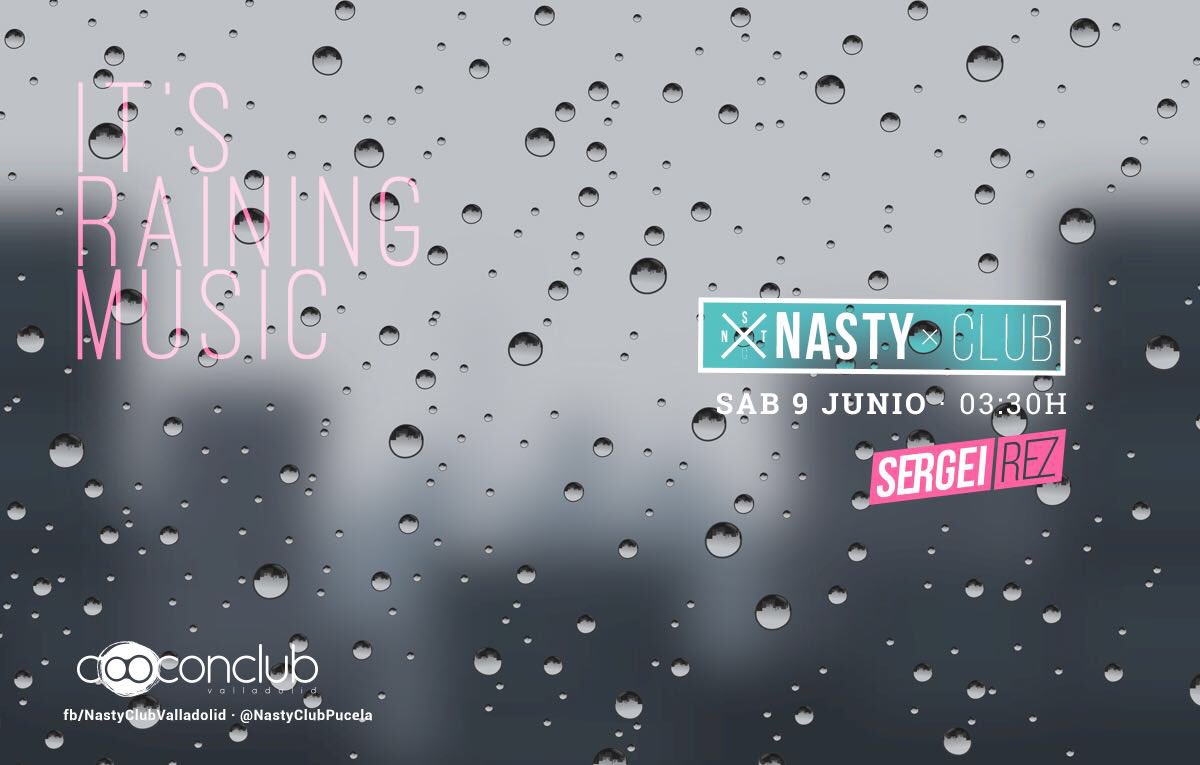 NastyClubPucela's tweet photo. IT’S RAINING MUSIC!
DJ set: @sergeirez 
NastyCrew: @_anaisdd @adnleyadn @osquinerrr @diegoandjones @danidellio 
NASTYCLUB PLANTA BAJA COOCONCLUB @cooconclub !
VALLADOLID!
#electronicmusic #valladolid #valladolid #sergeirez #electronica #nasty #club #cooconclub https://t.co/DVNEOxGJi0