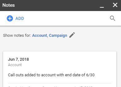 ForceMarketing's tweet photo. ICYMI: A New Feature from @Google AdWords: Notes. Read about it on the Force Marketing blog: https://t.co/O5aBuCH3XZ #paidsearch #automotiveppc https://t.co/6sS7l73t3a