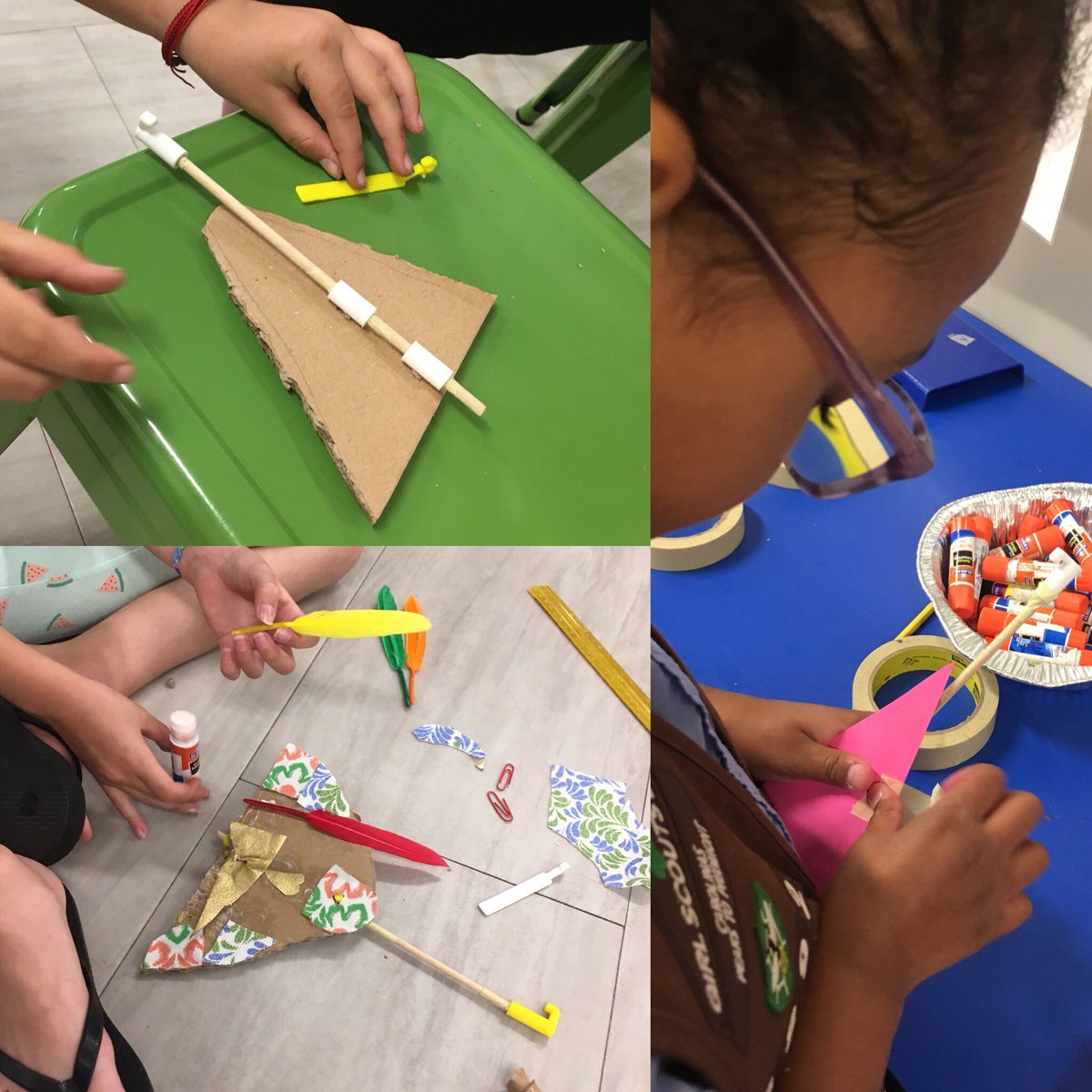 Avl_Science's tweet photo. Design Measure Cut Connect like real #Engineers in the #STEM lab @girlscouts #GirlsInSTEM #FlightScience #MakerEd https://t.co/objFmJoLGL
