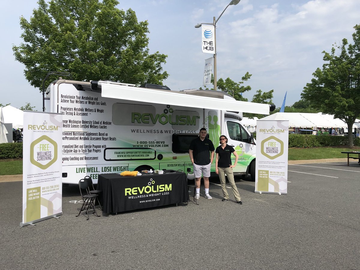 REVOLISM's tweet photo. Day 2 @CelebrateFFX. Come get your #FREE Wellness Screening at the #REVOLISM Mobile Clinic —we are parked in the ‘Hub’ area near the Vintage by @Wegmans & Taste of Virginia (Wine Tasting & Wine Bar)‼️
#Wellness #weightloss #Health #CelebrateFairfax https://t.co/xRiVZuqgKR