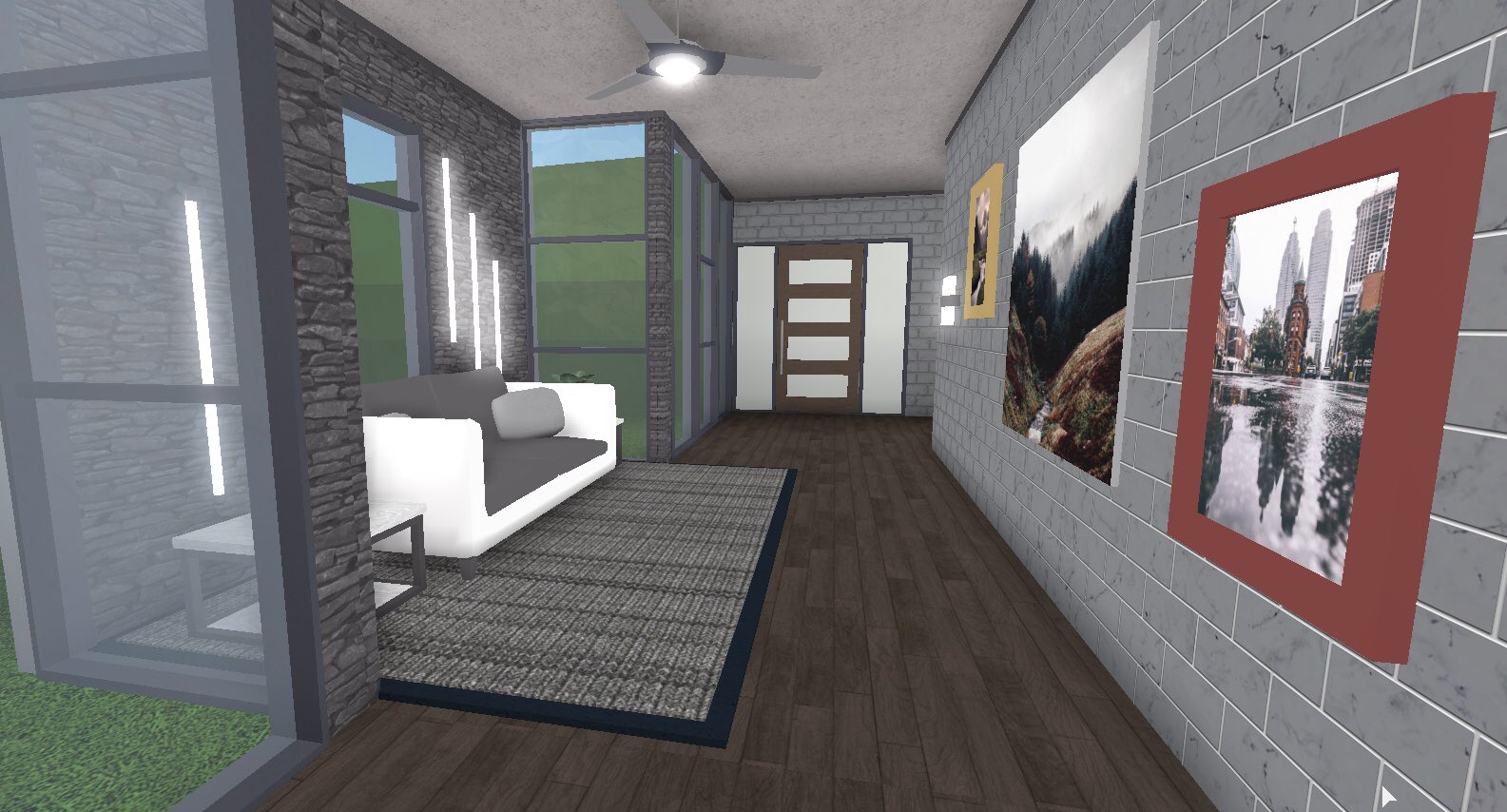 How To Decorate Hallways In Bloxburg