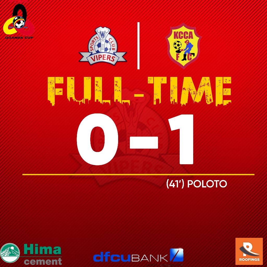 VipersSC's tweet photo. #VIPERSKCCA 0-1 KCCA FC win the #StanbicUgandaCup 2018. 

Congratulations @KCCAFC https://t.co/deprkb9vQz