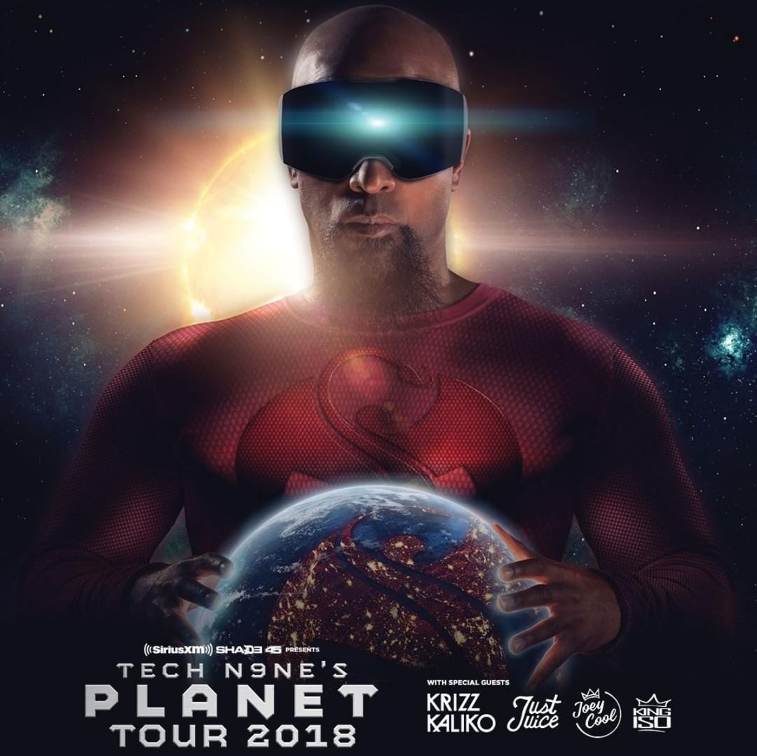 crowdcontrolus's tweet image. Get out to see one of the best in the game! RT @HOBChicago: TONIGHT -- @TechN9ne - #PlanetTour with special guests @KrizzKaliko, @JusttheJuice, @therealJoeyCool and @ISObrainsick! Doors: 6:30PM, Show: 8PM. More info + tickets: hoblu.es/g4j