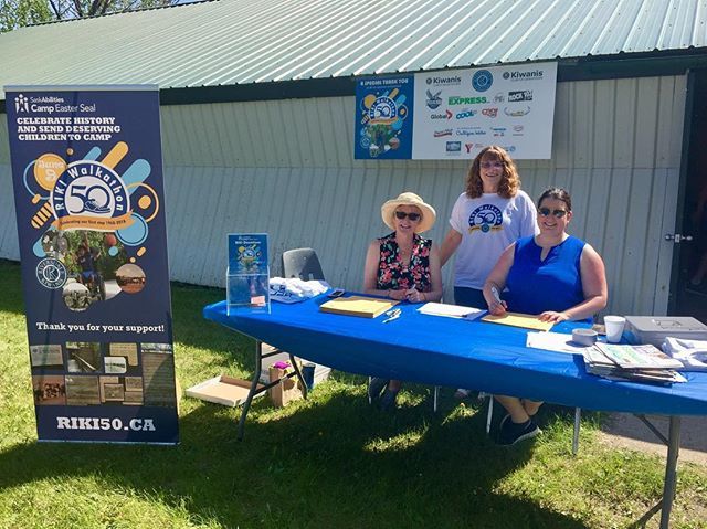 Registration is open! We’re at Pike Lake Provincial Park accepting pledges and registering walkers and participants of the 50th Anniversary RIKI Walkathon!
~
As people arrive, it’s amazing hearing the stories of those who remember participating in RIKI i… ift.tt/2xVTGUt