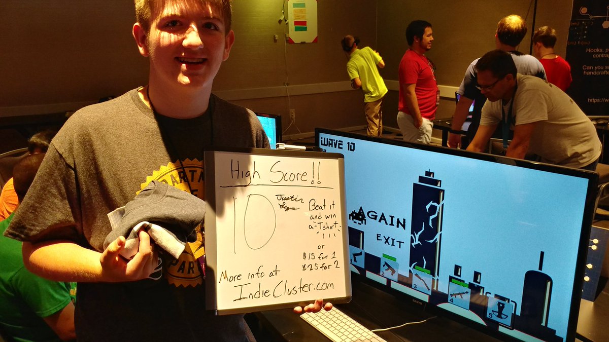 The_RonJones's tweet photo. Just had back to back winners here at SFGE! Come by and say hey #SIEGEtower #SFGE2018 #IndieCluster https://t.co/mi6wQfQiAI