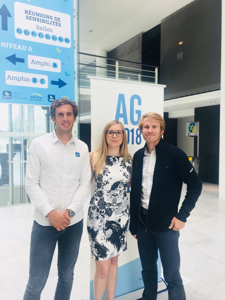AmoreAmelie's tweet photo. Assemblée Générale #Macif / des projets innovants, des valeurs mutualistes fortes et réaffirmées #ESS #Aesio 
En compagnie de nos fabuleux skippers du #groupemacif #francoisgabart &amp; #charliedalin https://t.co/1Oz0VTg3Lb