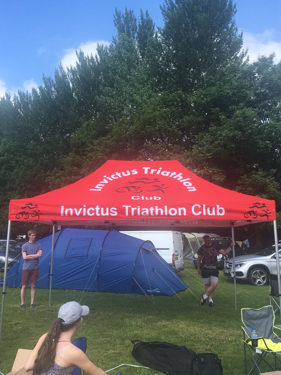 New club gazebo at Cotswolds 113! #triathlon #newclubkit