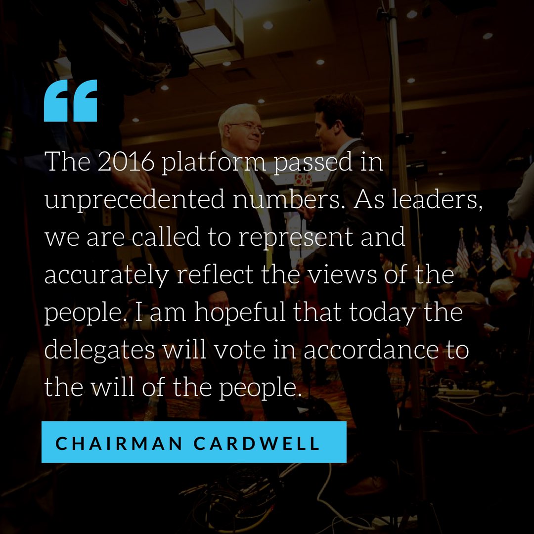 L_roundtable's tweet photo. Chairman Cardwell releases statement ahead of voting at the 2018 @indgop  State Convention. #LeadRight https://t.co/ui3D1Mk4uJ