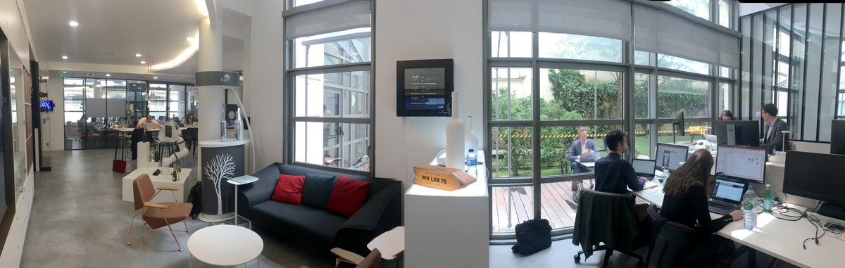 AngeGardienVin's tweet photo. Our concept launched🍾 @VivaTech is now hanging on the wall of @MoetHennessy Innovation lab #MHlab78. 
Proud to showcase a #WindowOnChampagne Frame reproducing #Champagne cave excellence in @Paris surrounded by #Wine-world top Brands🥂🙌
#WineCellar
👉🎬https://t.co/7kMfRkfIIj https://t.co/LSDEok8aLG