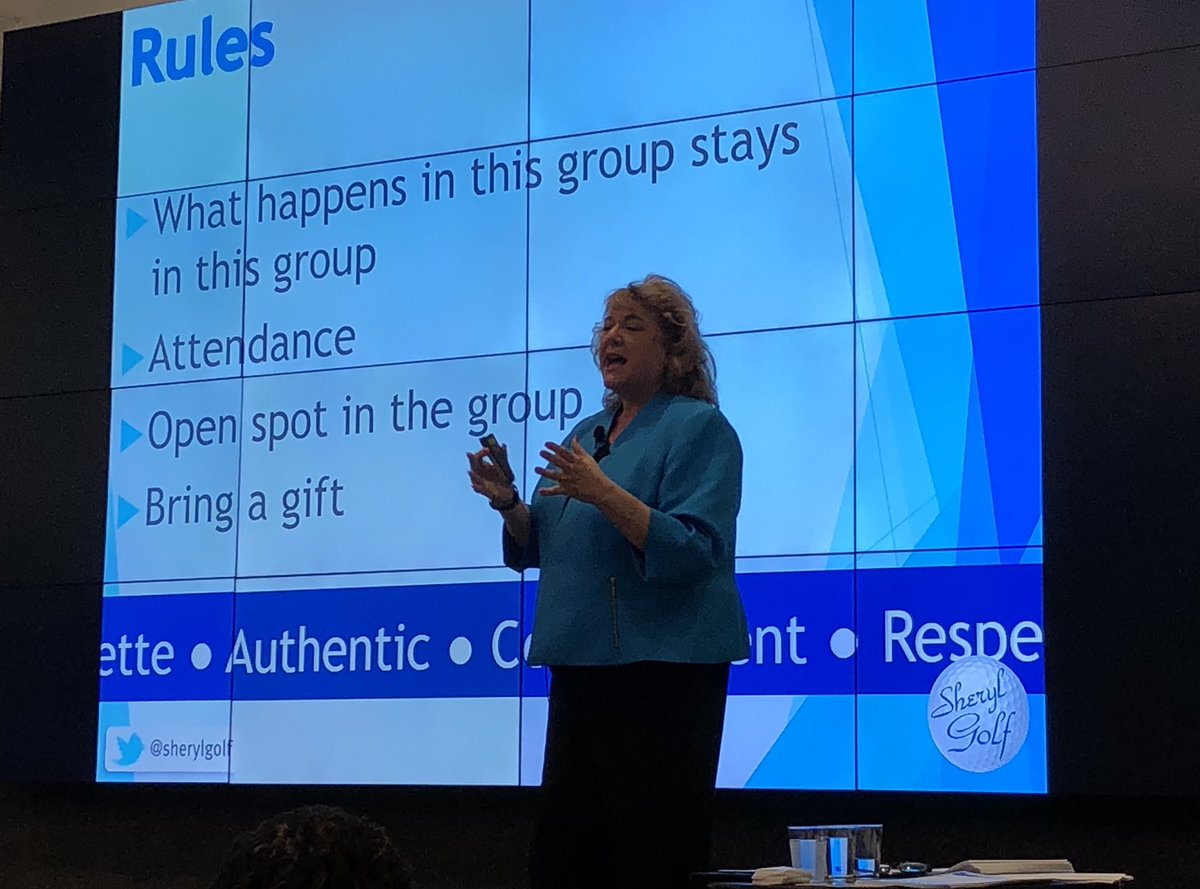 NSAGeorgia's tweet photo. 15 minutes in and @sherylgolf has already shared tons of value on: “How to Launch a #Mastermind Group!” #speaker #NSAGeorgia https://t.co/sC0EBjIe2H