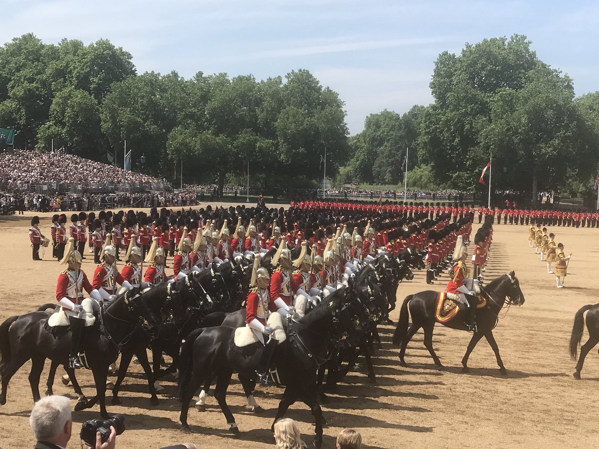 peterlrh's tweet photo. Proud to be at #HMBirthday parade in Horse Guards with #ABF this morning. https://t.co/cF2u532I34