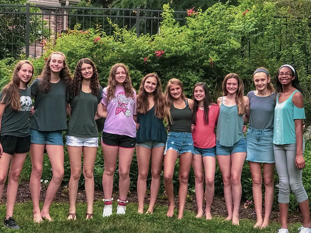 ElizabethGerry's tweet image. #KIVA13RED 🏐 Team Party.  1 week countdown to #AAUVBNATLS.  #KIVAPROUD