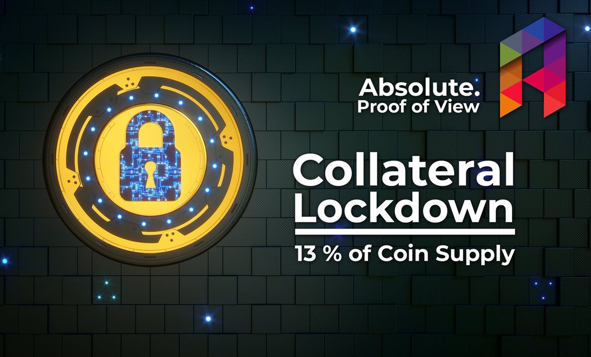 AbsifyMe's tweet photo. Permanent Collateral Lockdown โ 13% of supply, everyone's coins just became a little bit more valuable!
@AbsoluteWhale @TradingWhaIe @Absolute_Crypto #masternodes $ABS #crypto #masternodes #bitcoin #cryptocurrency #blockchain #trading #BTC #biltcoin #absolutecoin https://t.co/2HlhaJr7J3