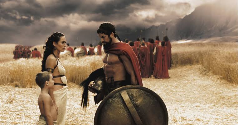 300 (2006)- another dad fave - yall probably heard of this before- king of sparta gathered 300 men to accompany him in fighting a massive persian army- THE FIGHT SCENES - might be too violent/gory for some- this is SPARTAAAAA