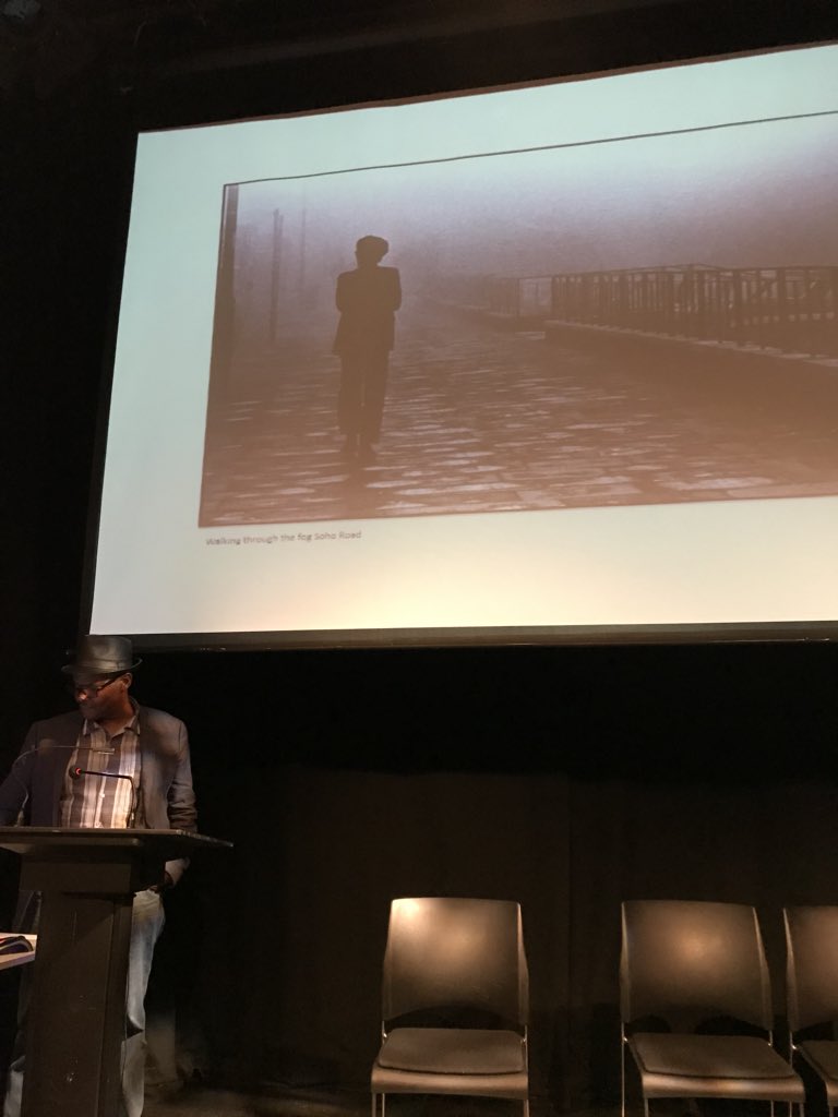 lararatnaraja's tweet photo. #BeyondWindrush @vanleyburke on his work and identity @mac_birmingham https://t.co/QYxyAivvpw