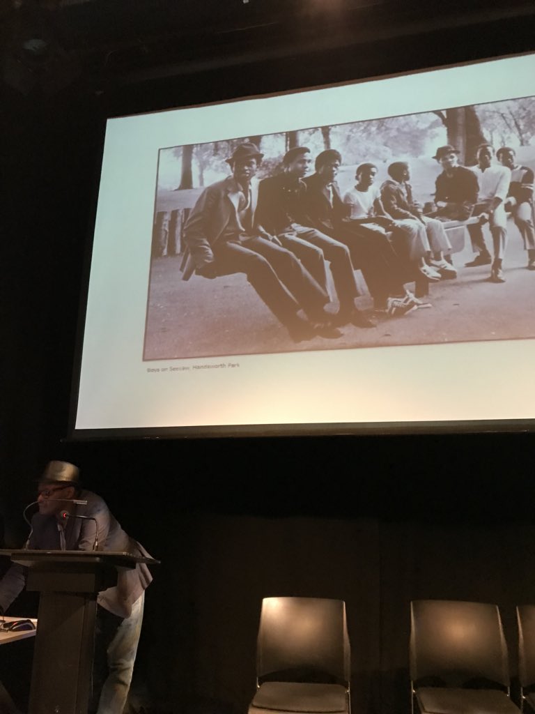 lararatnaraja's tweet photo. #BeyondWindrush @vanleyburke on his work and identity @mac_birmingham https://t.co/QYxyAivvpw