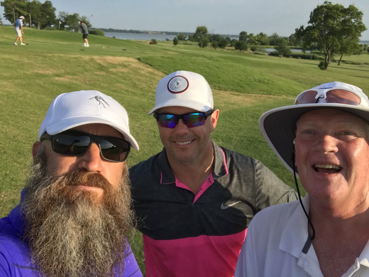 imthemole's tweet photo. I’ve had worse mornings than teeing off with these chops!!! @hark1313 @nickloar #timbrooks https://t.co/5Dszjk1FCv