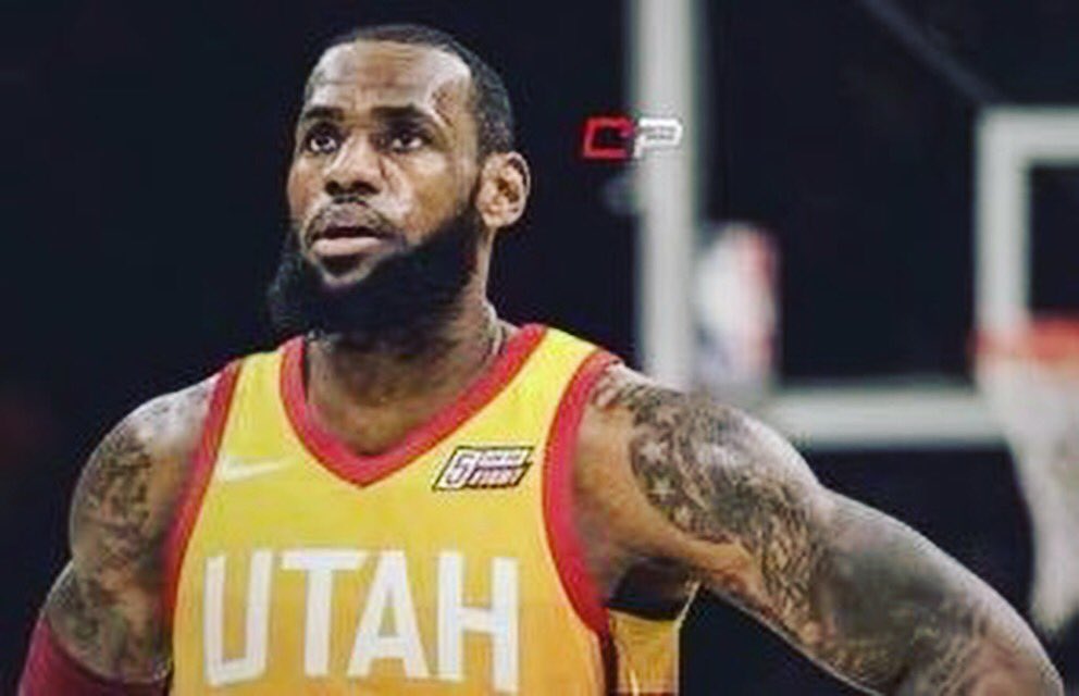 JazzNationNews's tweet photo. @BRIinSLC #BronToUtah 👑 https://t.co/0M1QoSHrpo