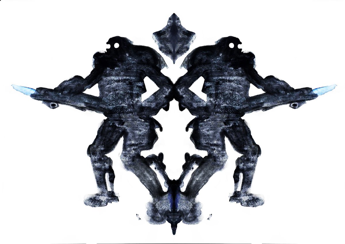 LastDaySurvival's tweet photo. It's a zombie... It's a human... It's Rorschach test!
Tell me what you see? https://t.co/NnXILRMaY6