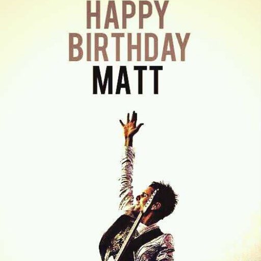   Happy birthday the one and only... matthew bellamy  