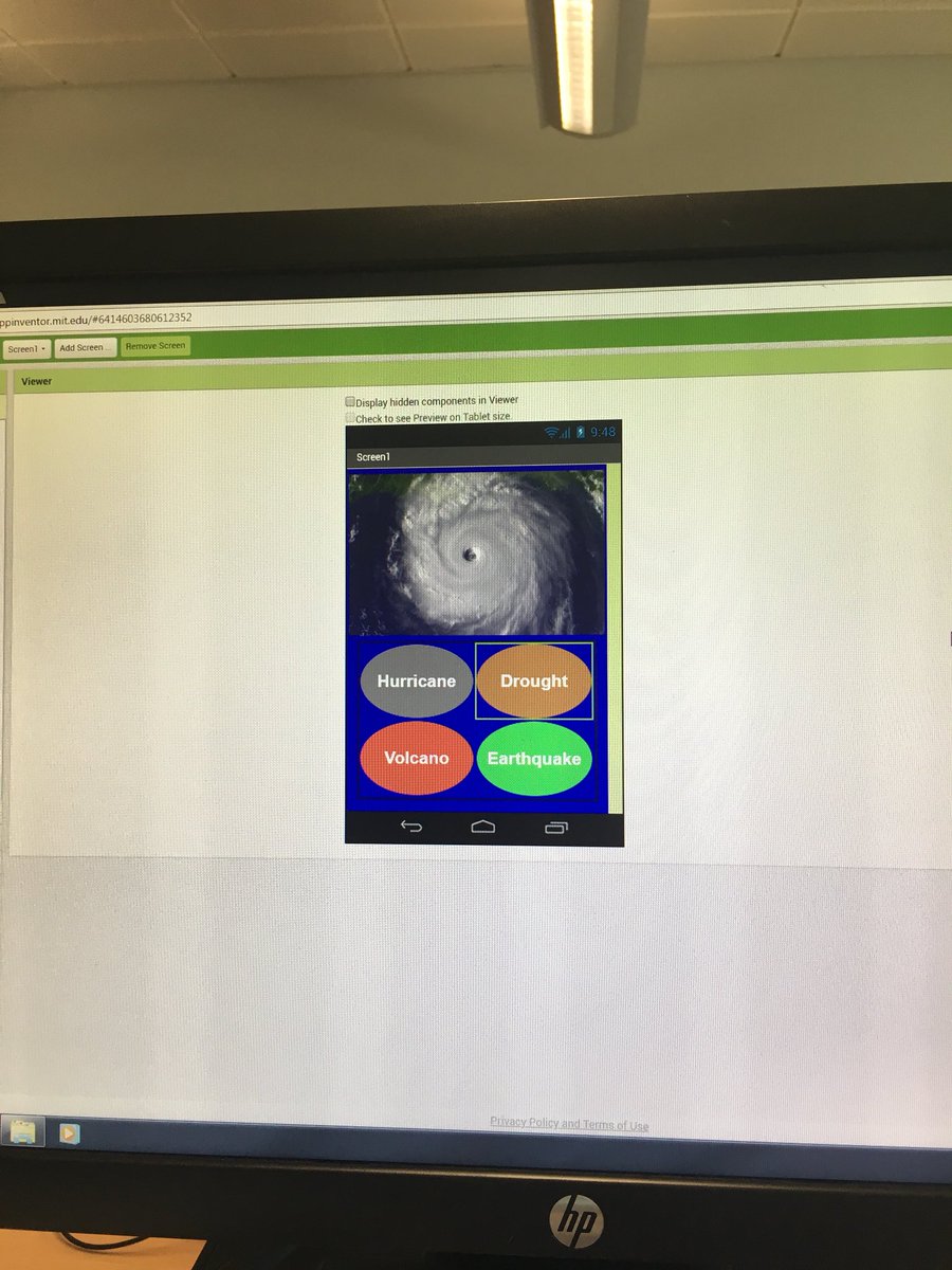 MrsHSciTech's tweet image. Today I created my own app! @CAS_Manchester @edgehill #EHComputing #AppInventor @hodge_jo @DdR333
