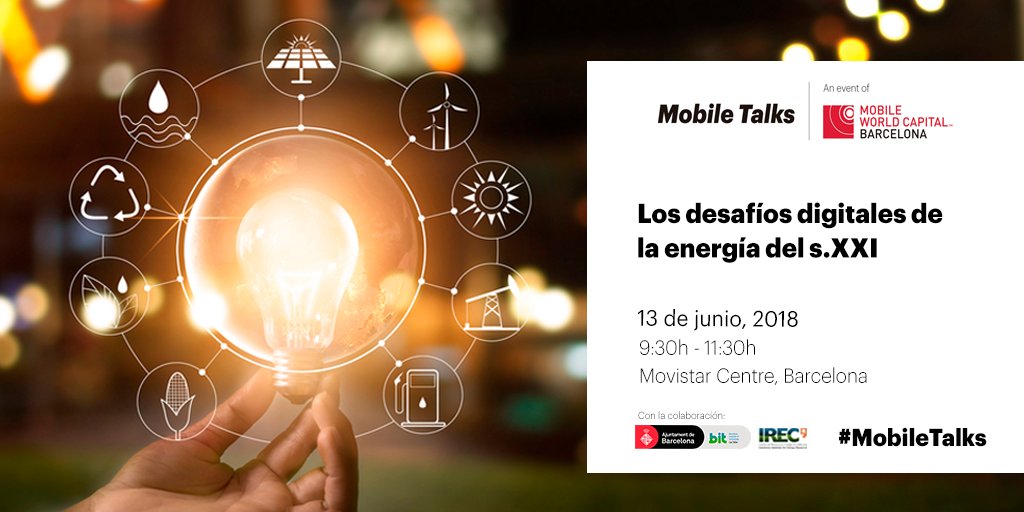 bcn_empreses's tweet image. Els desafiaments digitals de l'energia del segle XXI és la temàtica del proper #MobileTalks, que se celebra el 13 de Juny.
Més detalls, aquí: ow.ly/6afR30kmYlq 
@MWCapital