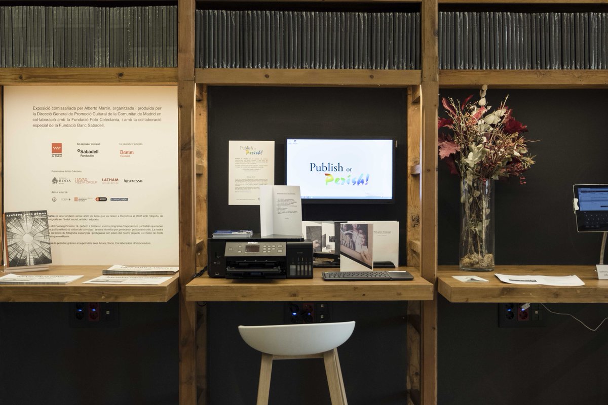 Permanent install of publishorperish.pro at <a href="/fotocolectania/">Fundació Foto Colectania</a> - w/ <a href="/stef_kors/">Stef Kors</a>  <a href="/PublishingLabNL/">PublishingLab</a>