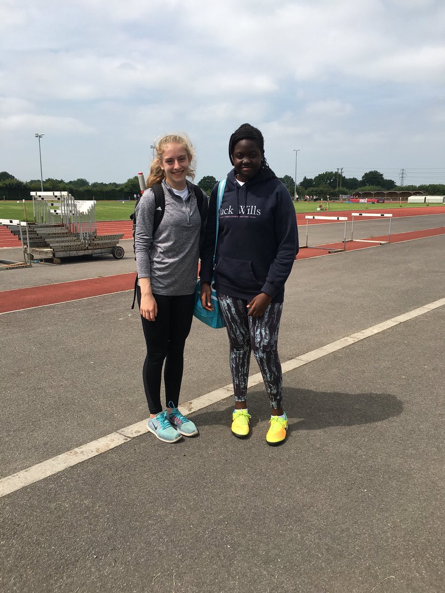 Well done to Beth and Melissa. Great day at Avon Schools track and field championships, looking forward to representing Avon next week 😄