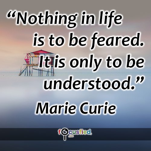 Like, Type “yes” or share if you agree. 
#quote #inspire #motivate #inspiration #motivation #lifequotes #quotes #youareincontrol #sotrue #keepgoing #wisdom #focusfied #perspective #persevere #youdecide #mariecurie #fear #courage #understandfear #learn