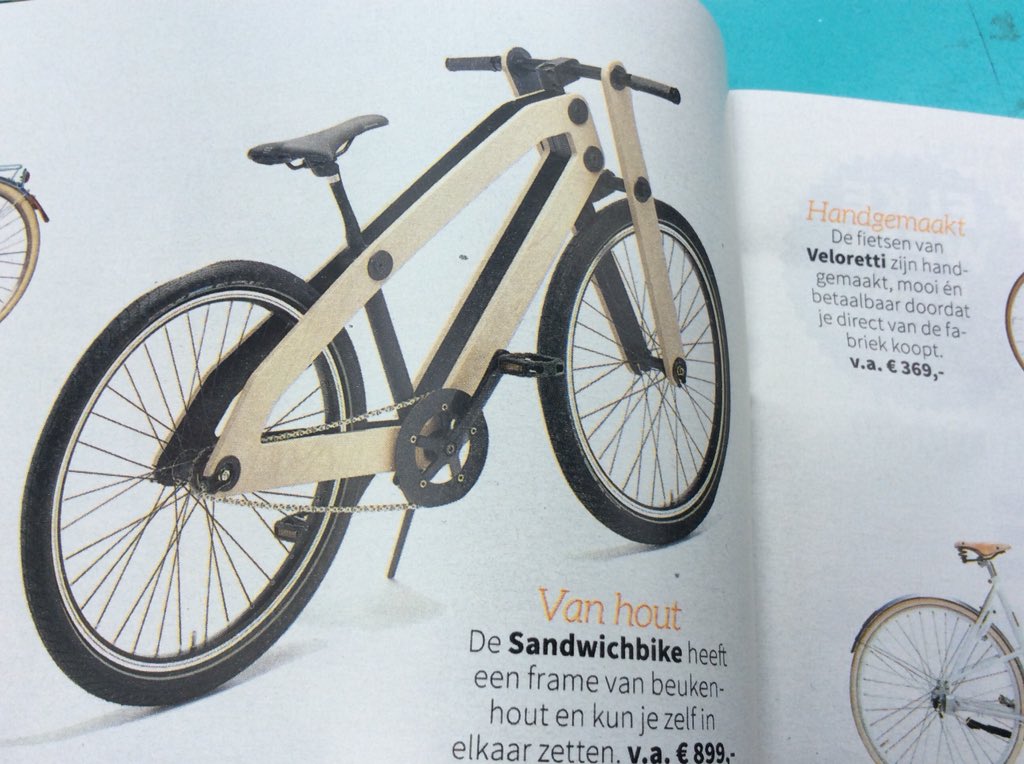 Had jij niet ooit zo’n soort fiets <a href="/EricCorton/">Eric Corton</a> ? Moest ineens aan je denken bij dit plaatje in de Kampioen