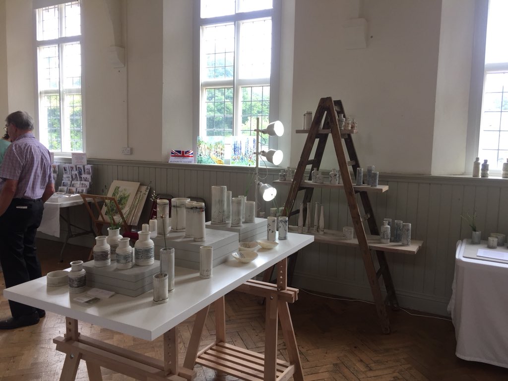 Sharon_Coop's tweet photo. A wonderful display of art for #bucksopenstudios at Hastoe Village Hall plus delicious homemade teas @ChilternsMS open 2-5pm today and tomorrow. #artexibition https://t.co/Xk53BXFDGJ