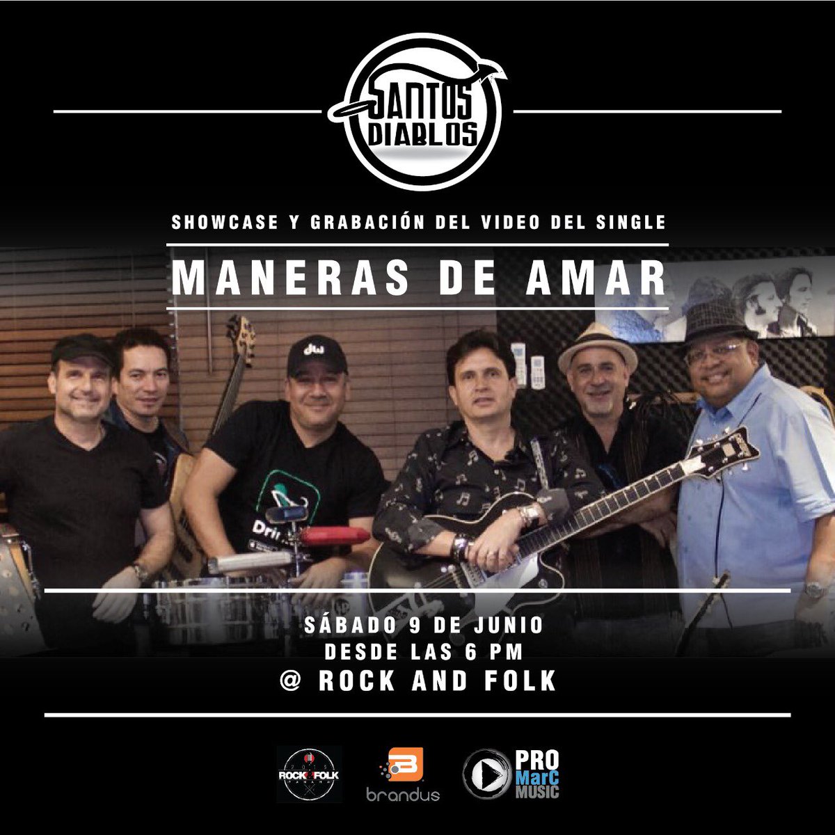Rockistmo's tweet image. Hoy sábado 9 de junio @santosdiablosmusic en @rockandfolkpty #showcase y grabación de #videodebut 6pm/Entrada Libre #rockdepanama