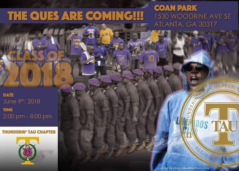 TauChapterQues's tweet photo. ATTENTION: SHOWTIME FOR TODAYS TAU 2018 PROBATE IS 4PM. SEE YOU THERE!

#probate #giveusfree #Tau18 #hardbutfair #longlive19 #ΩΨΦ #Ques #bruhz #omegas #omegapsiphi #atlanta #atl #QuePsiPhi #Omega #ExperienceTAU https://t.co/CS6OcL4kxF