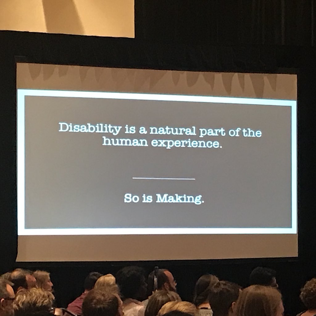 NationOfMakers's tweet image. Wise words from a wise woman, @maria_m_town #nomcon #intentionalinclusion