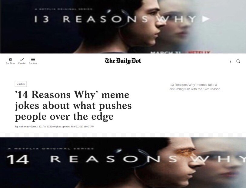 Articles about memes effectively kill them - as this meme illustrates.