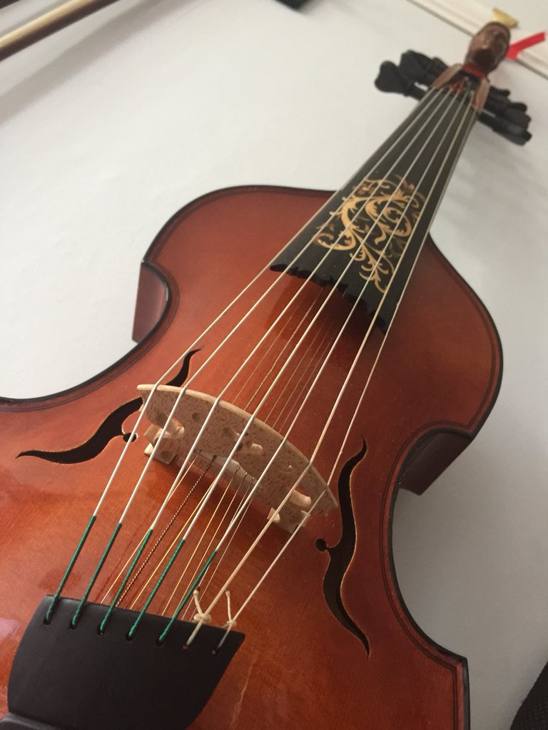John is tuning his viola d’amore, and Dave is fettling his guitars and vintage valve amp in preparation for tomorrow’s concert at <a href="/stroudgreenfest/">Stroud Green Festival</a> stroudgreenfestival.org.uk/programme/even…