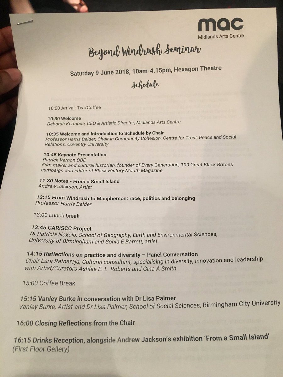LoloUnplugged's tweet photo. Massive thank you to @mac_birmingham and @lararatnaraja @ASTONish_17 for inviting me onto their panel talk! What an amazing experience!
#BeyondWindrush #Diversity https://t.co/eyHC6cfbb5