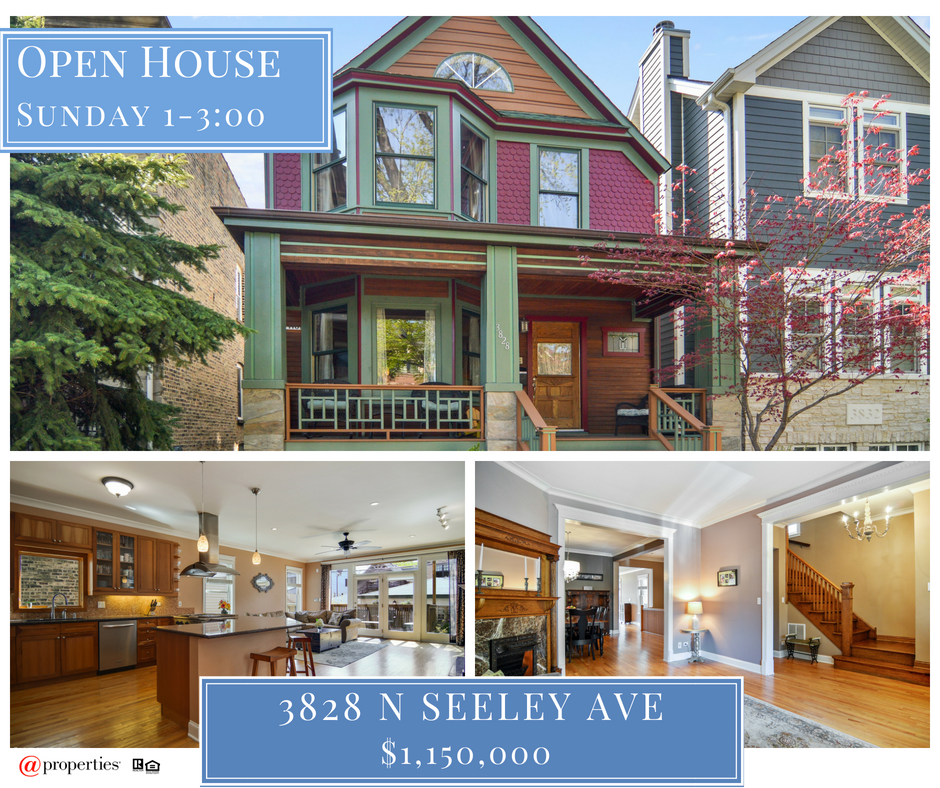 cindisodolski's tweet photo. Searching for a great SFH in #NorthCenter? 🏡 Check out 3828 N Seeley Ave, listed by Maysa Vaught | (312) 912-1184 | with @properties! Large 4 bed/3.5 bath #Victorian home w/ #Chicago character on a fantastic block in #BellSchool district! #forsale #dreamhome #realestate https://t.co/Hxhq8gmJ1b