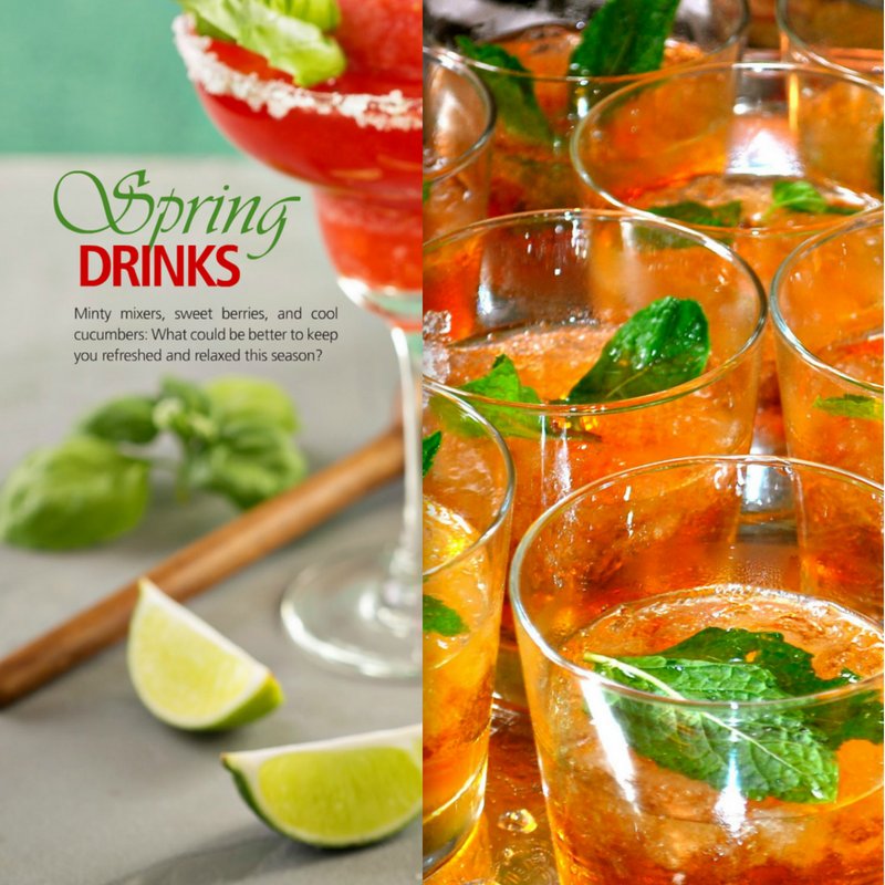 hometablemag's tweet photo. Minty mixers, sweet berries, and cool cucumbers. What could be better to keep you refreshed and relaxed this season? #homeandtable #drinks #refreshing #cocktails #cheers https://t.co/Id9SnIwkaA https://t.co/SuFUdBOZTx