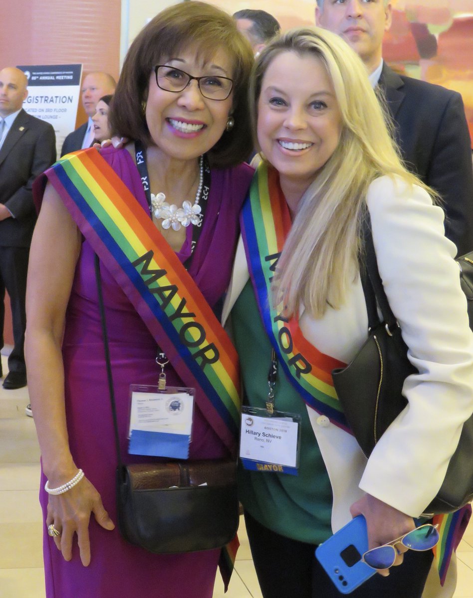 lblarrea's tweet photo. #USCM2018 #BostonPride .@usmayors marching in solidarity today.  @mayorcabaldon @MayorSlyJames @Mike_Rawlings @MayorFisher https://t.co/tRr3ldM4dz