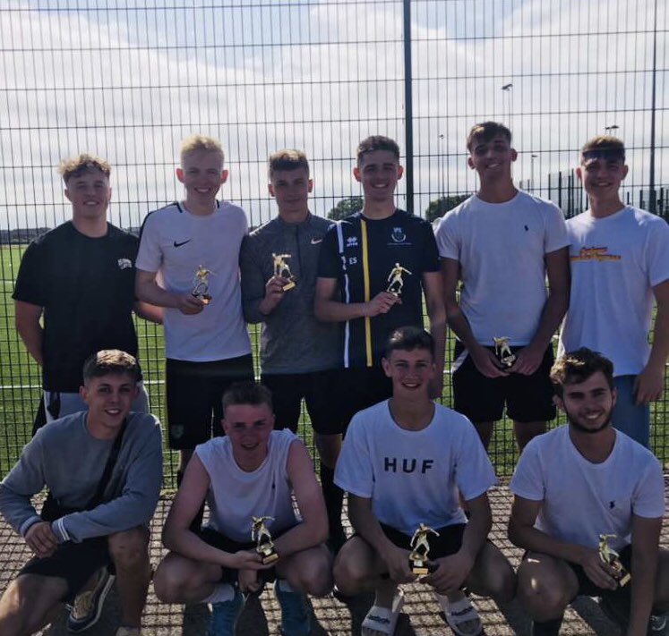 QStrangers's tweet photo. Here they are. Your @AC_Mill_Lane Tournament winners, QUEENS PARK STRANGERS!!!!! 🏆 #UTS https://t.co/E2S5HYLY75