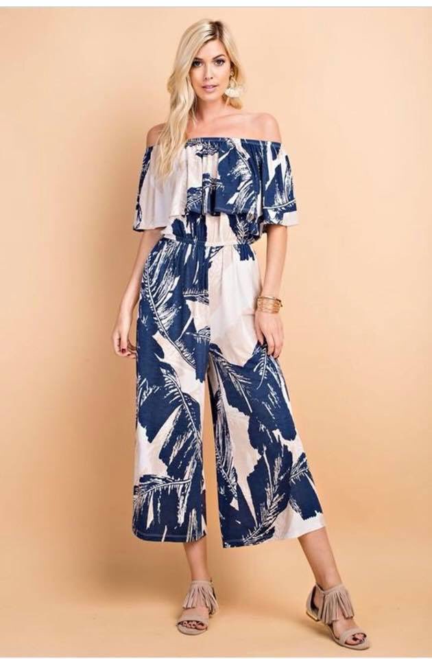 ChestHopes's tweet image. Get beach ready with this perfect tropical jumpsuit.. we can just hear the waves calling our name☀️🌴🏖🏝