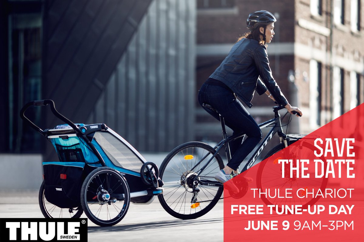 Come say hi and get your @Thule Chariot 