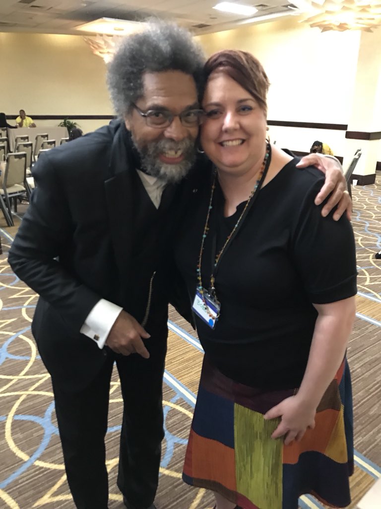 drmft4SJ's tweet photo. Thank you Dr. West for blessing my soul today! There are no words! #soulwork18 https://t.co/iVk1QvNnPw